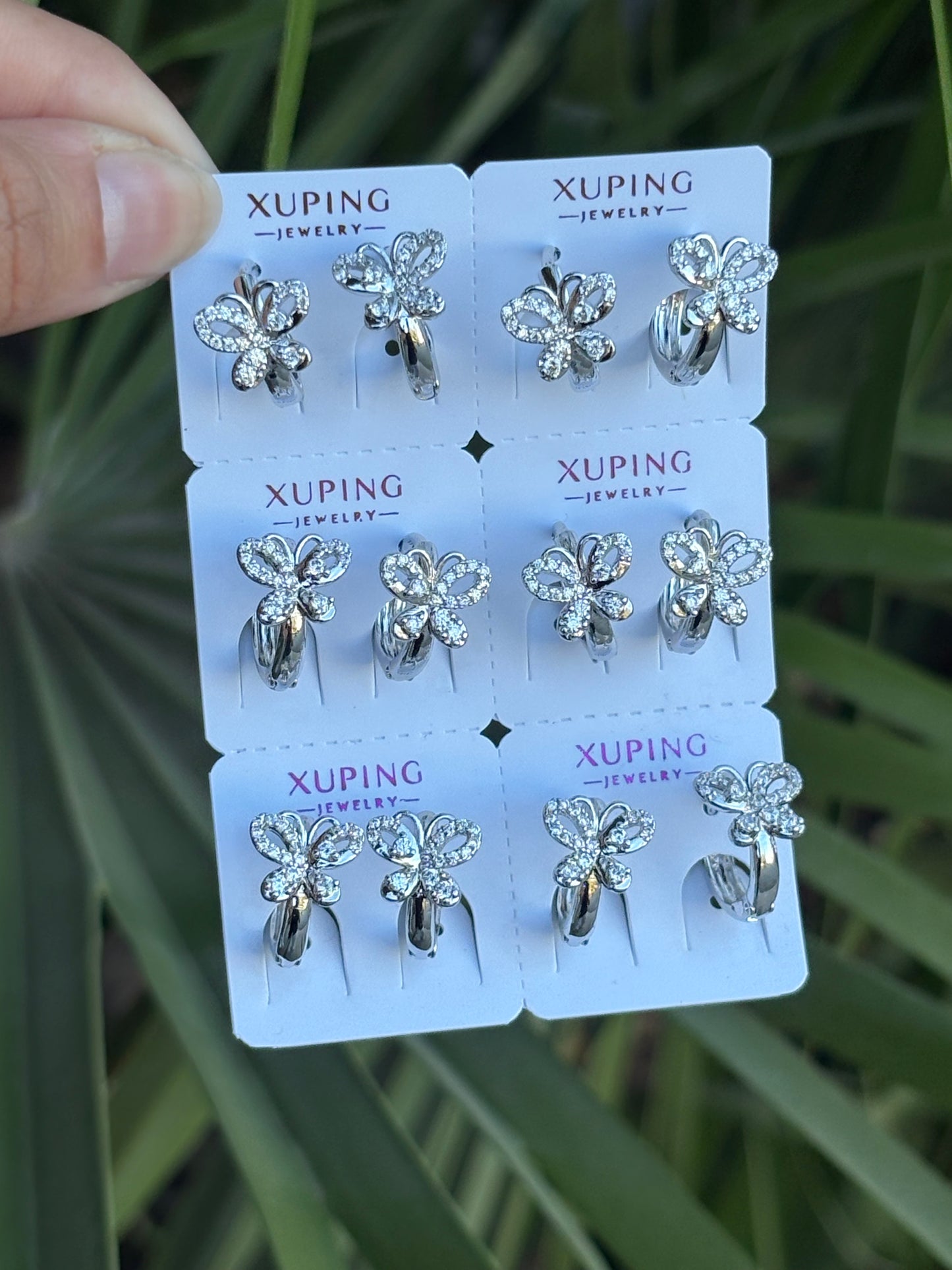 Earring butterfly #7246