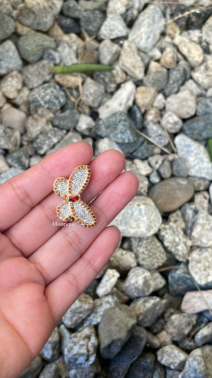 Butterfly adjustable rings