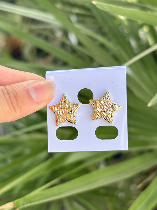 star nugget earring