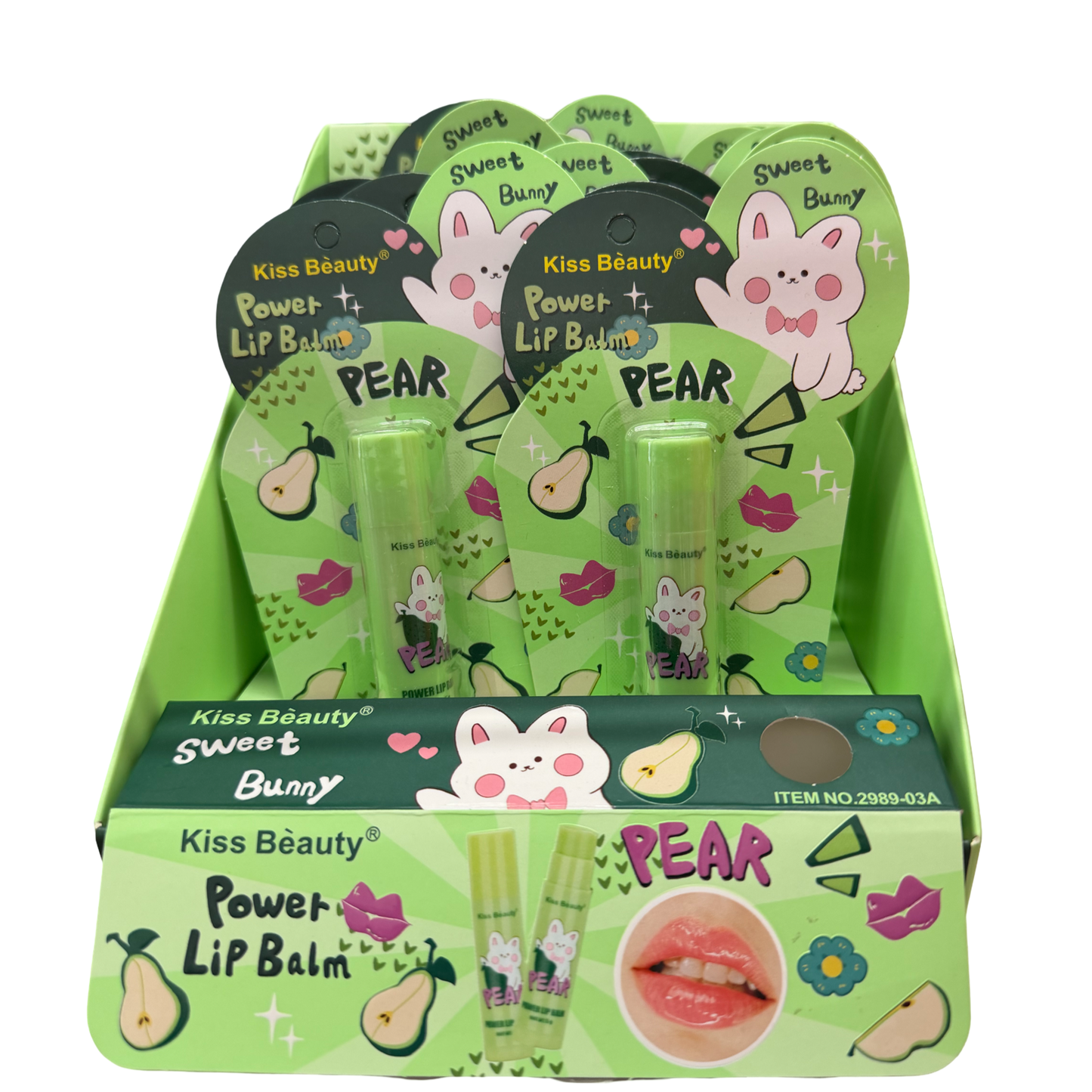12pc Pear Lip Balm
