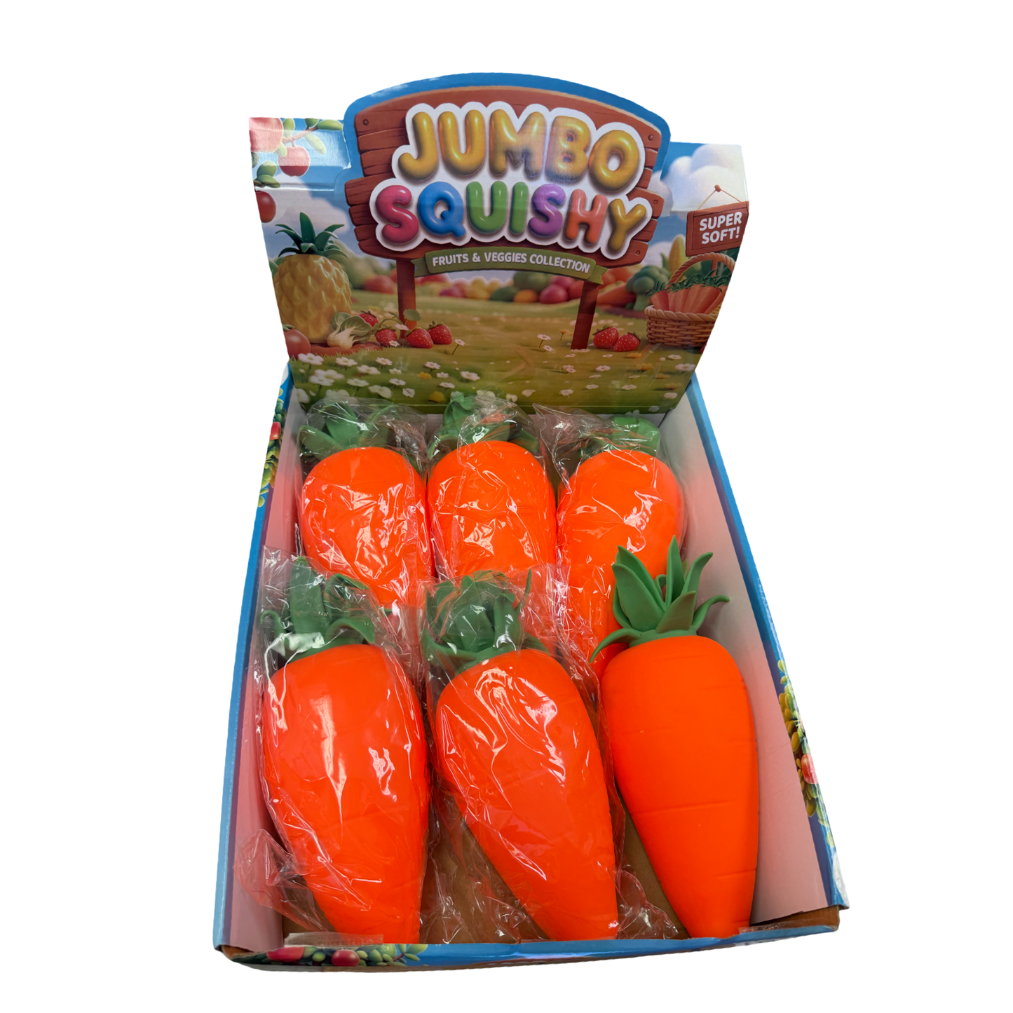 Jumbo Carrot 6pc