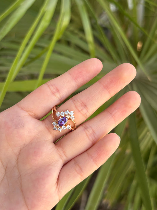Ring purple Xp #7