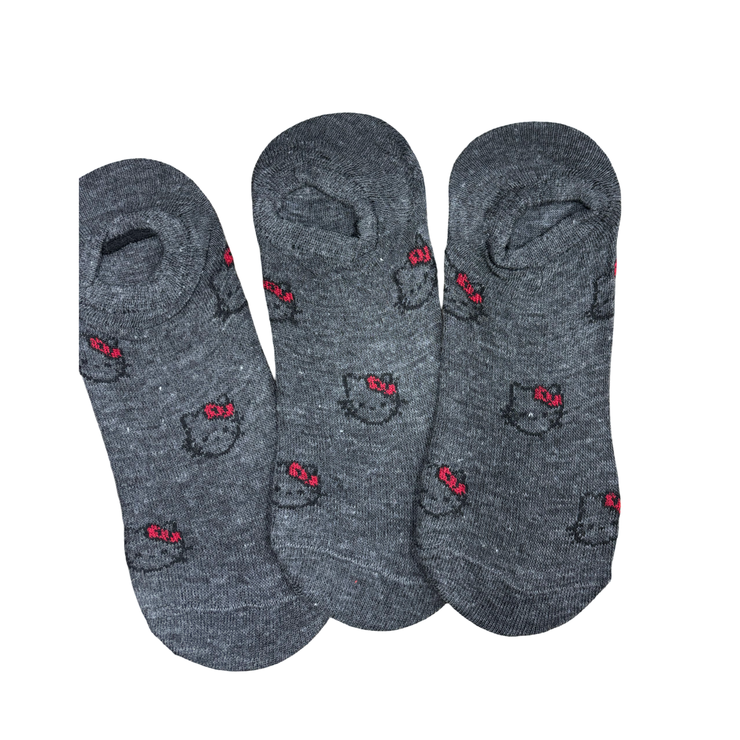 Socks grey Hk mini face 12pc