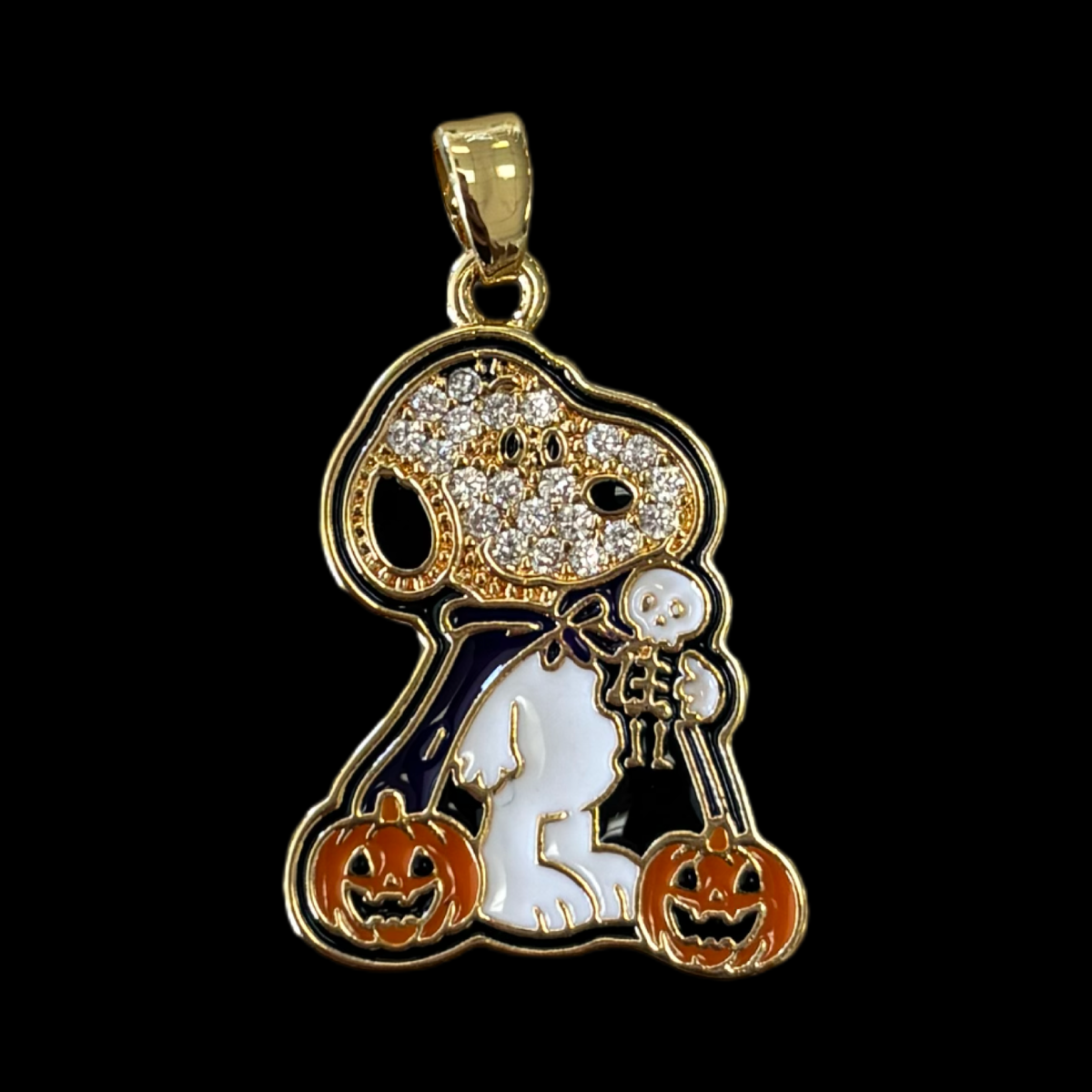 P-86 Snoopy pumpkin pendant