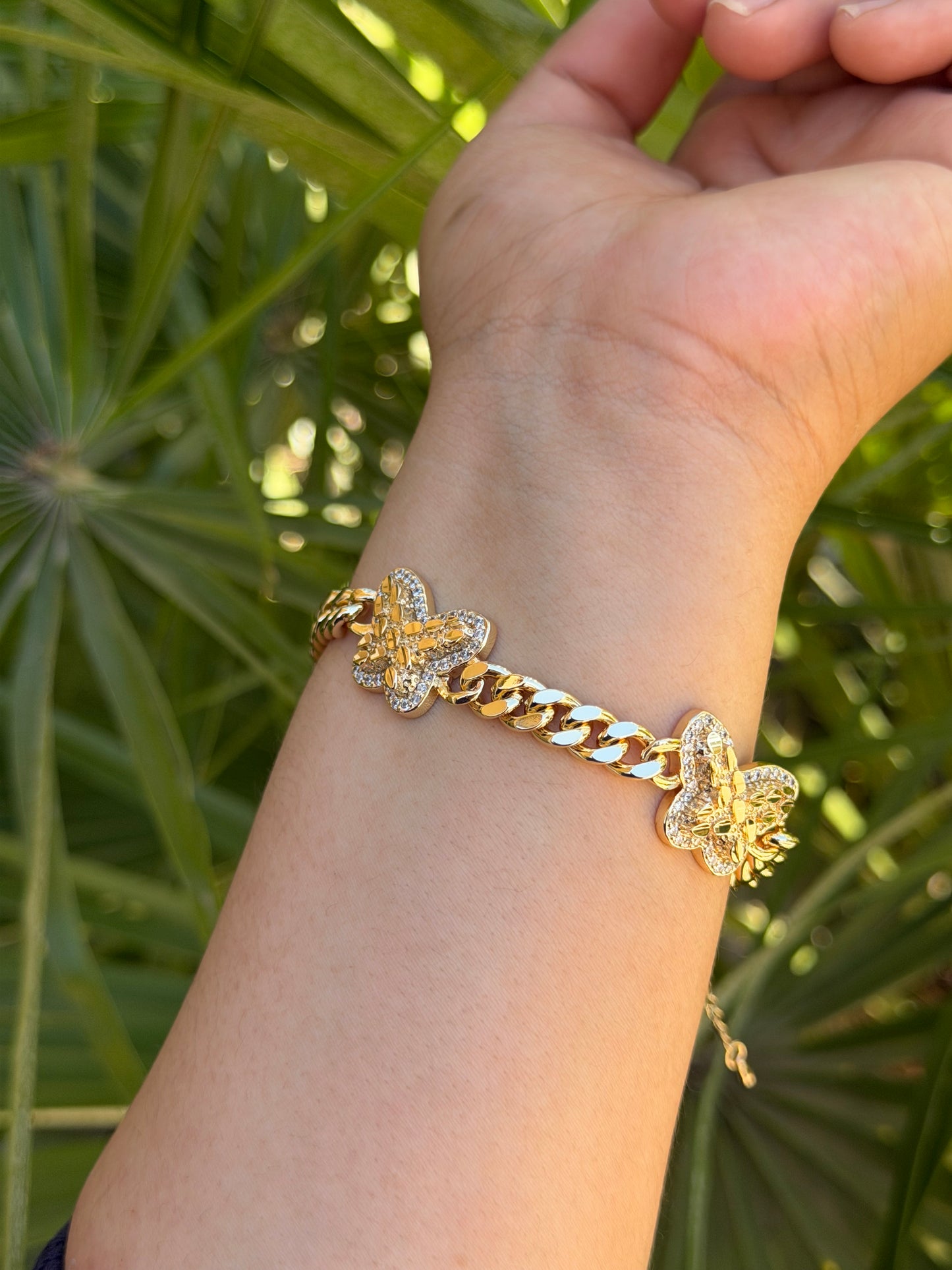 Butterfly Nugget Bracelet