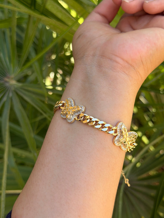 Butterfly Nugget Bracelet