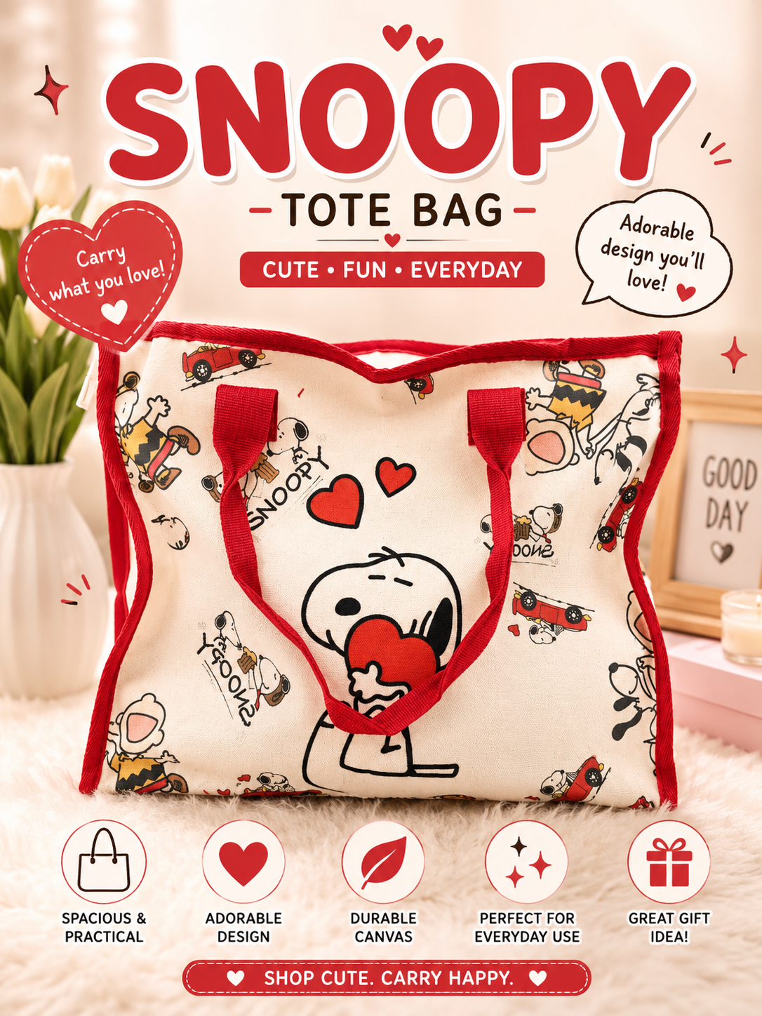 Snoopy Tote