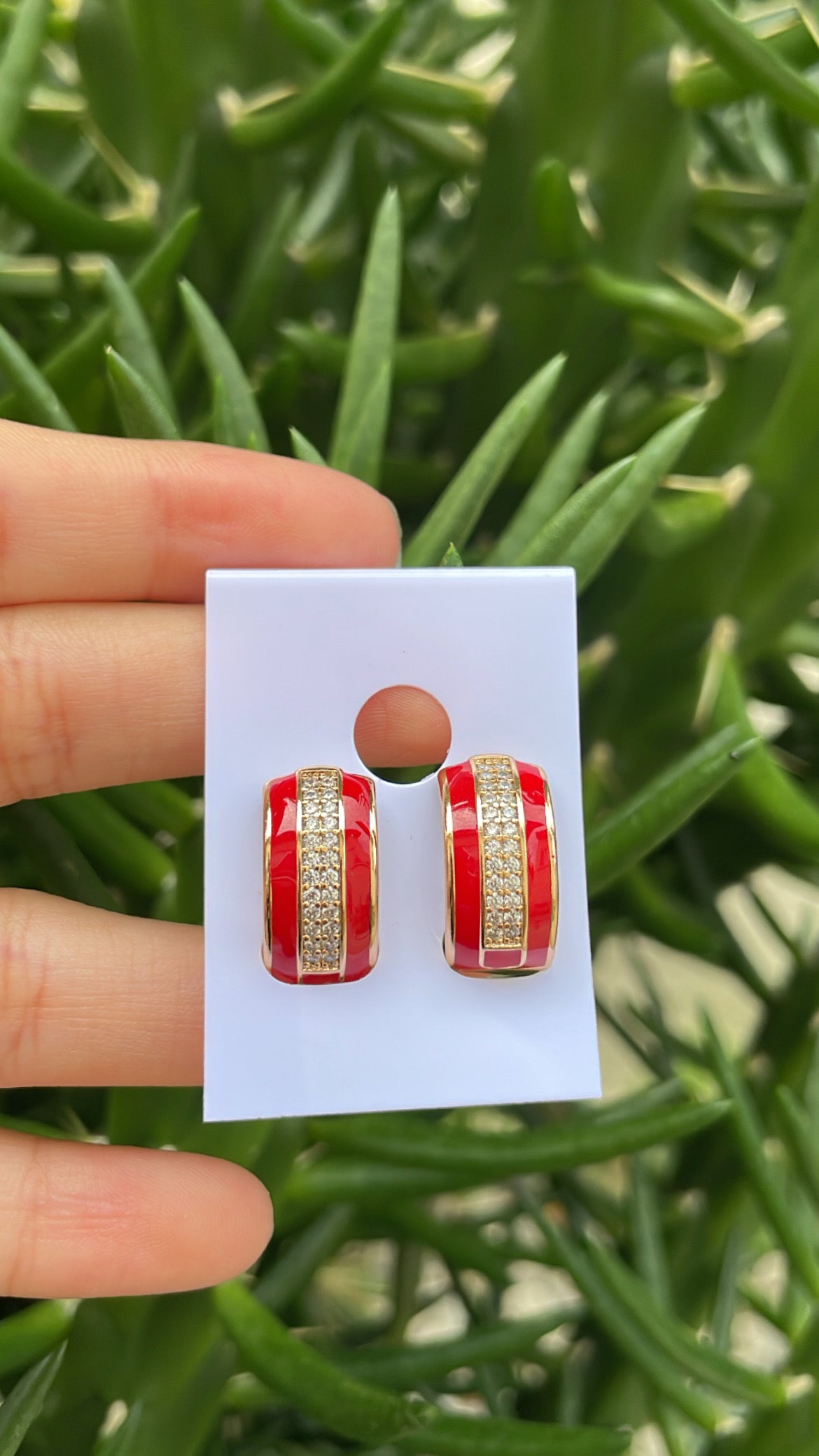 Red Mini Hoop High Quality Earning