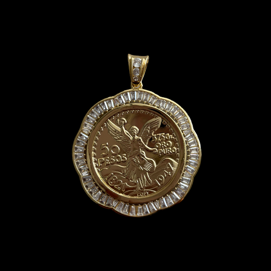 G-3 bling centenario pendant