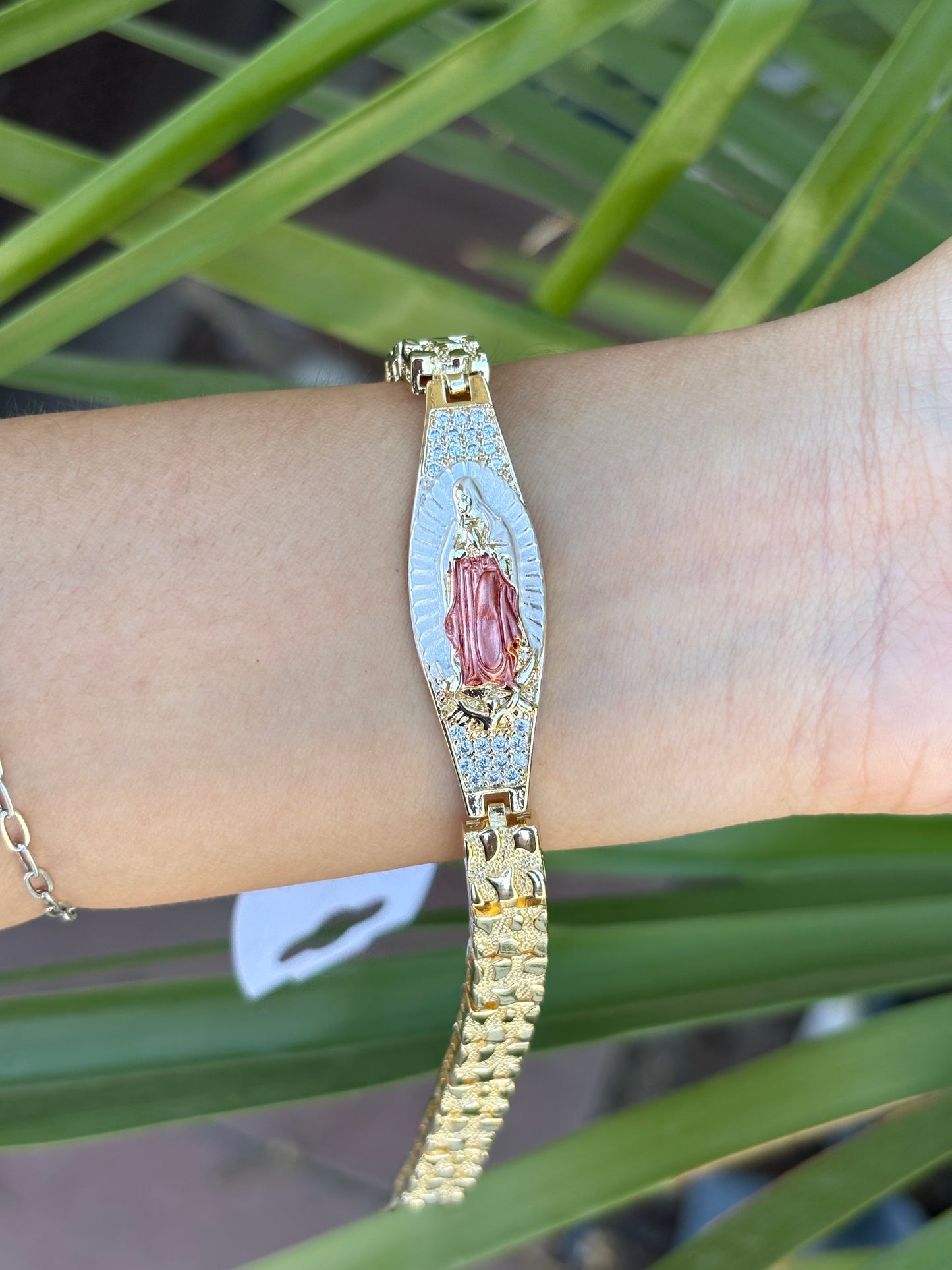 Virgen nugget bracelet pink #5-A