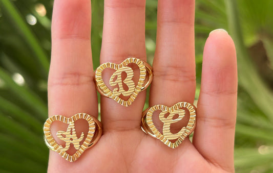 Initial ring 1pcs