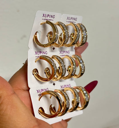 Hoop Earrings 6pc #0399