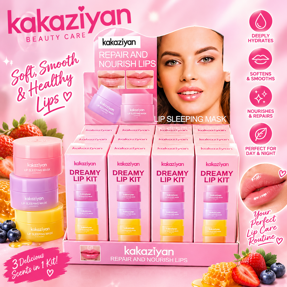 12Sets Lip Repair