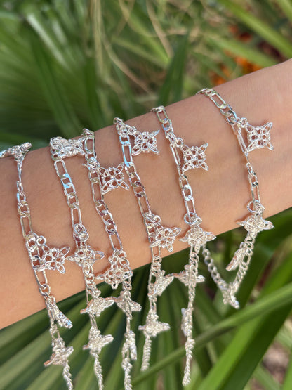 Nudo de bruja bracelet pack silver