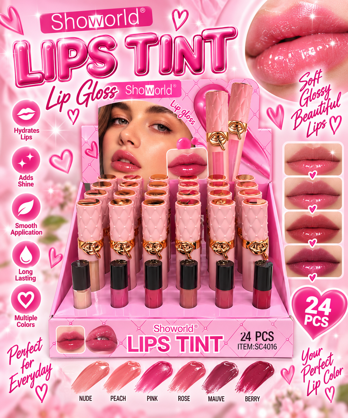 Show world lip Tints 24pc #SC4016