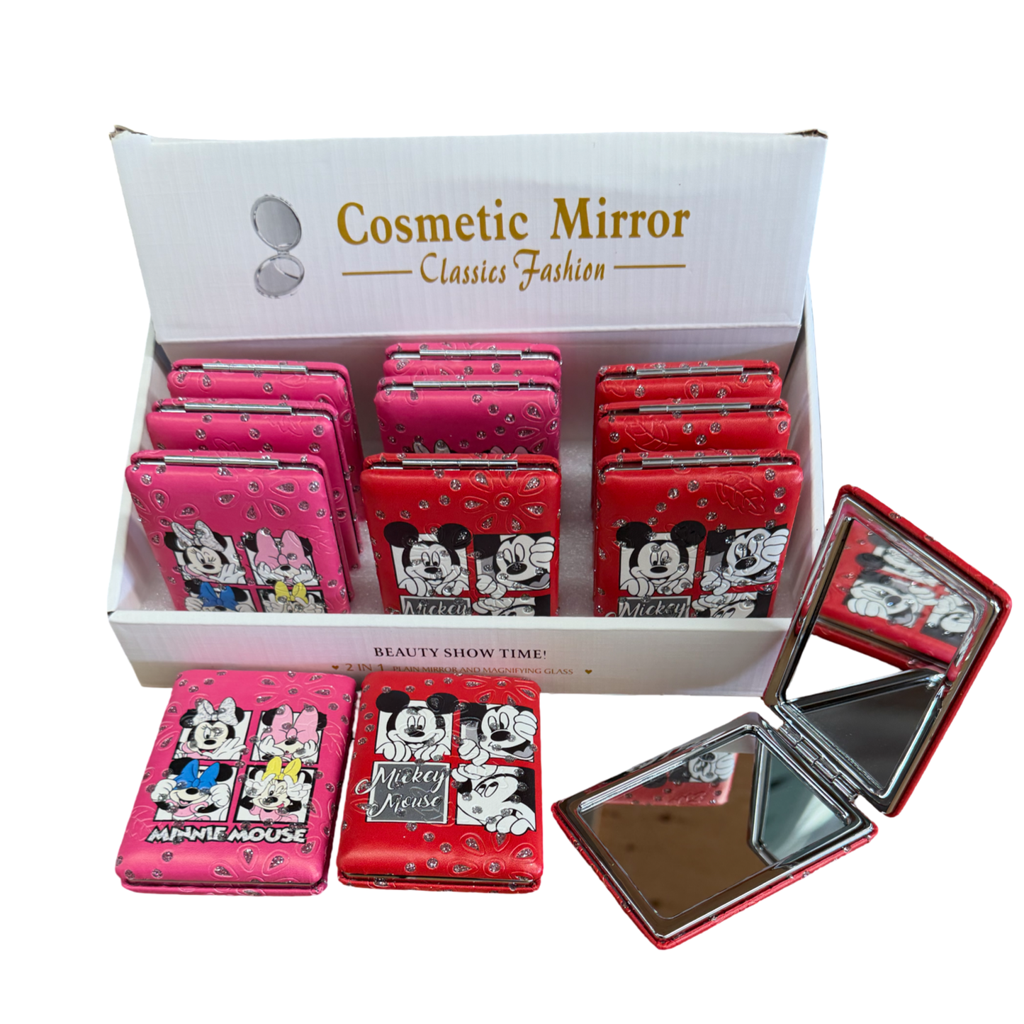 Red Miki Mirror 12pc