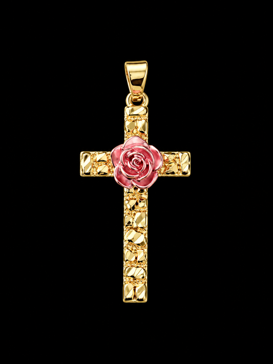 C-75 cruz rose pendant