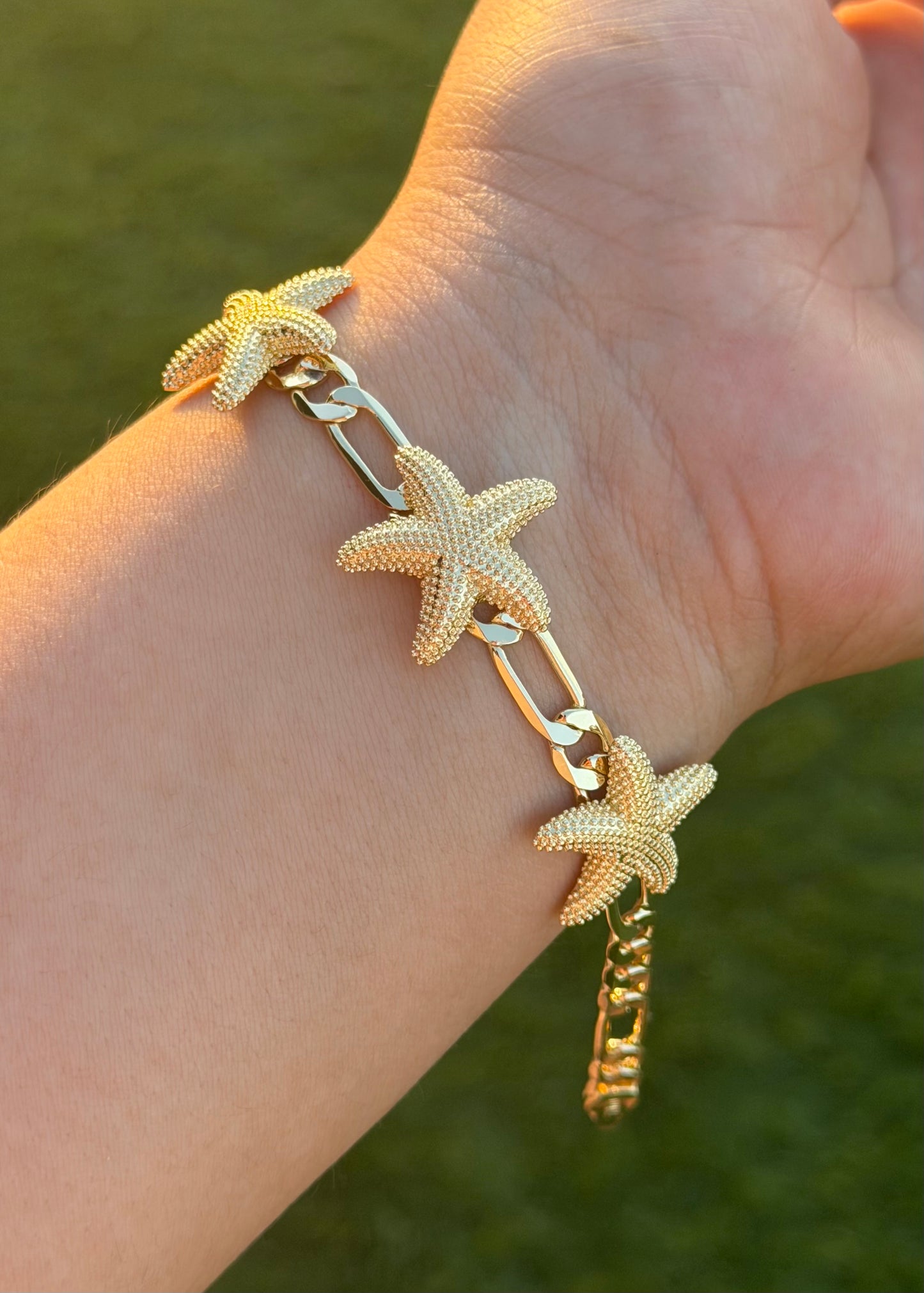 Golden Starfish Bracelet