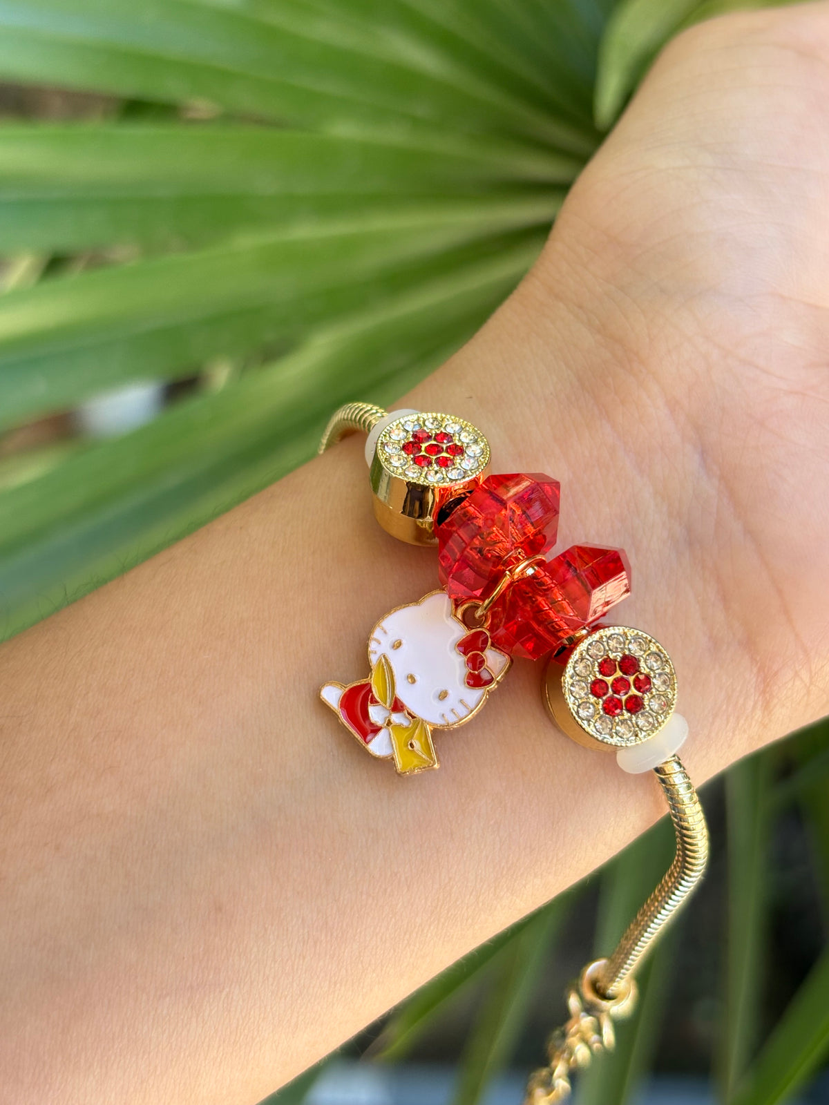 Red Hk Pandora bracelet