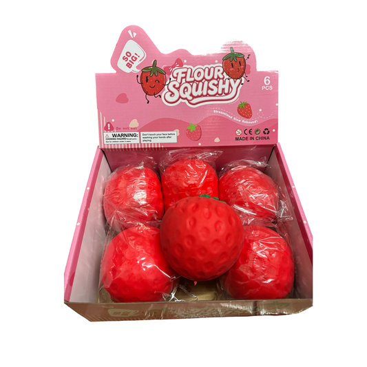Strawberry squishy Medium 6pcs