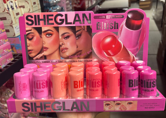 SIHEGLAN LIPSTICK/BLUSH 24pc