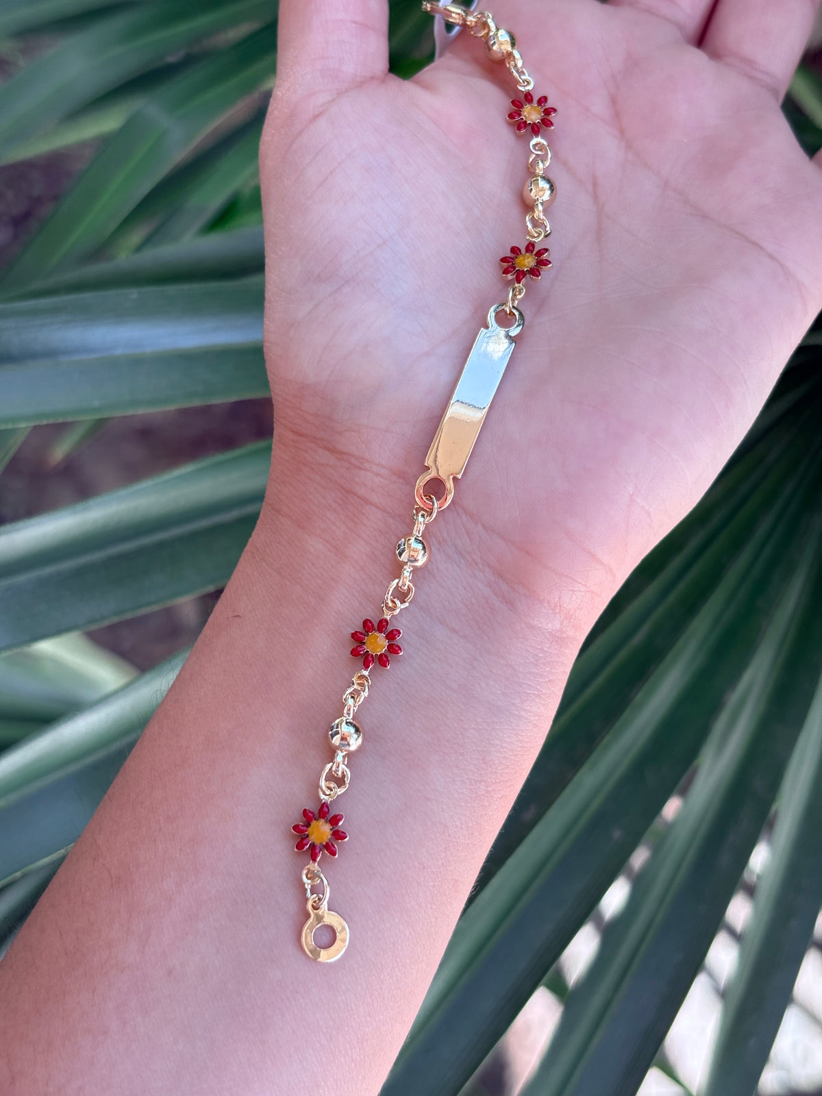 57-A flower bracelet kids
