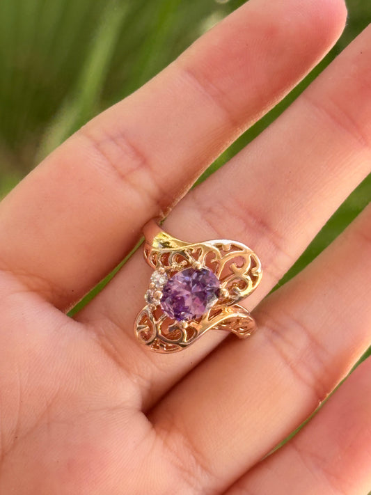 #6 Purple Stone Ring