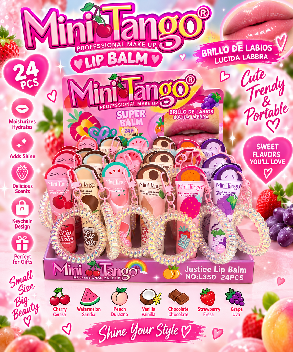 Mini Tango Lip 24pc #L350