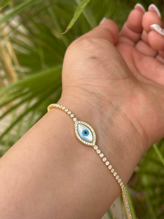 Ojo Tennis Bracelet