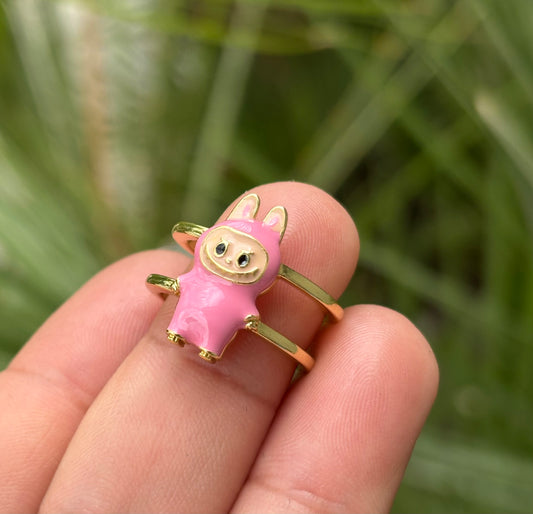 Pink Lb Ajustable Ring