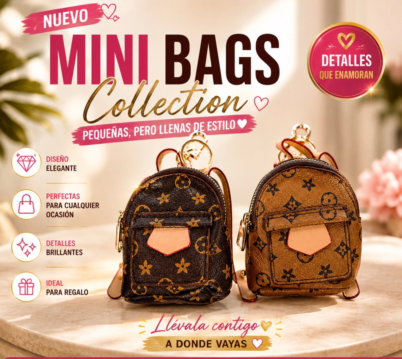 Backpack Keychain 1pc MIX