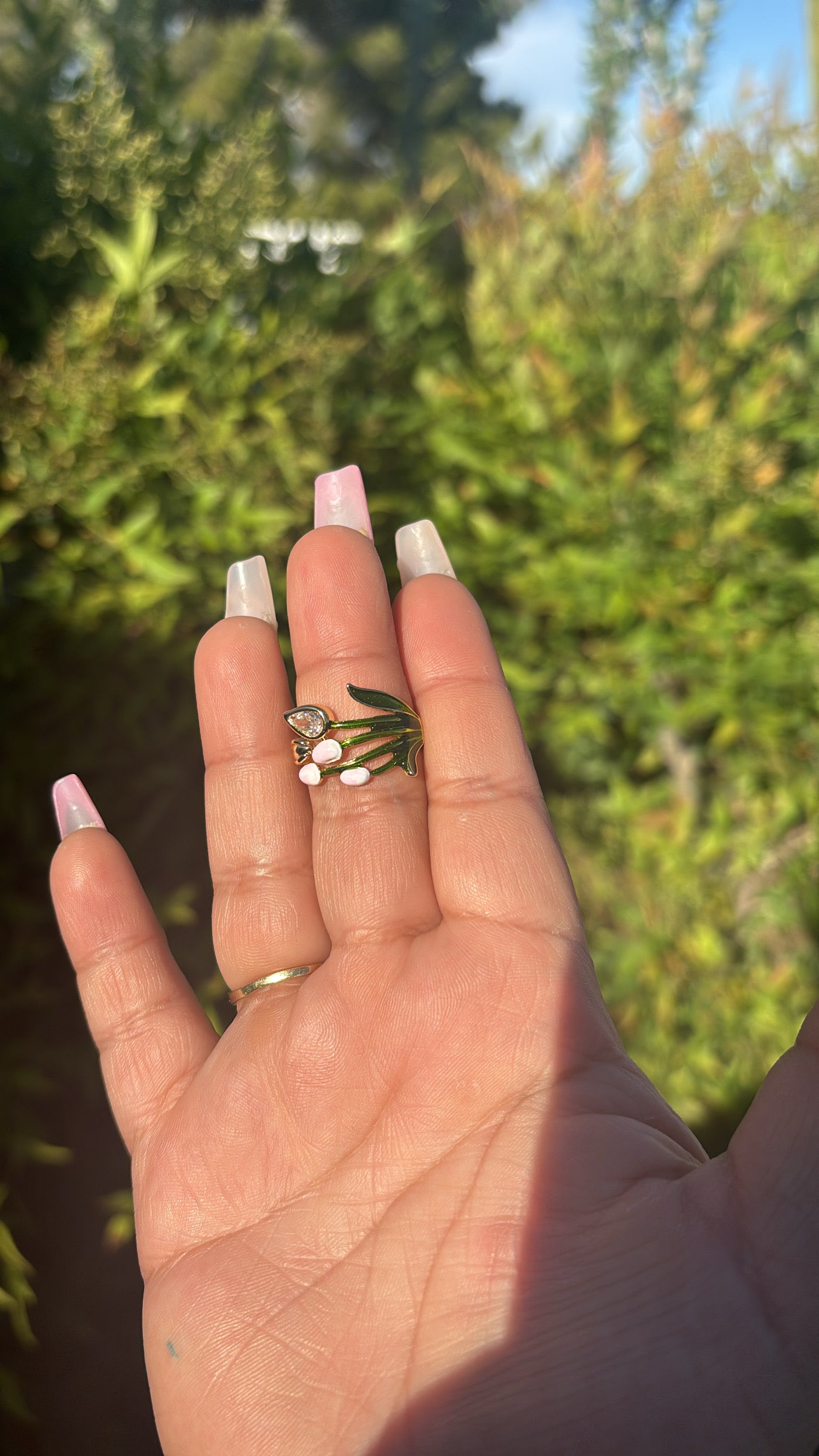 Flower Ring or Pendant