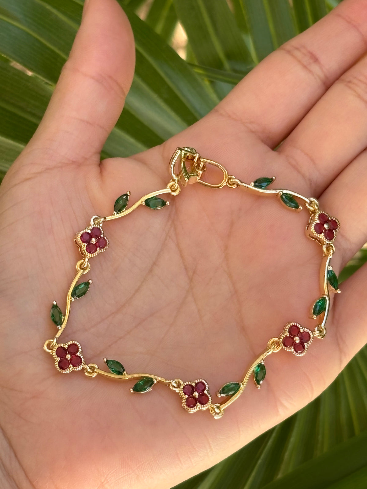 Rose bracelet 1pc