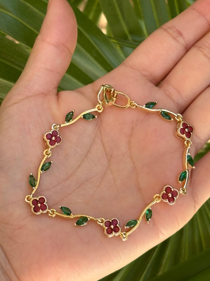 Rose bracelet 1pc