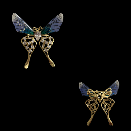 M-17 butterfly brooch