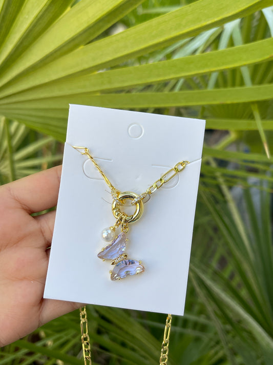 Butterfly purple chain