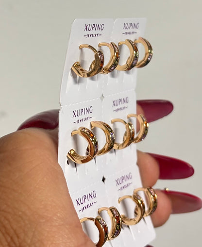 Mini Hoop 6pc Earring #6668