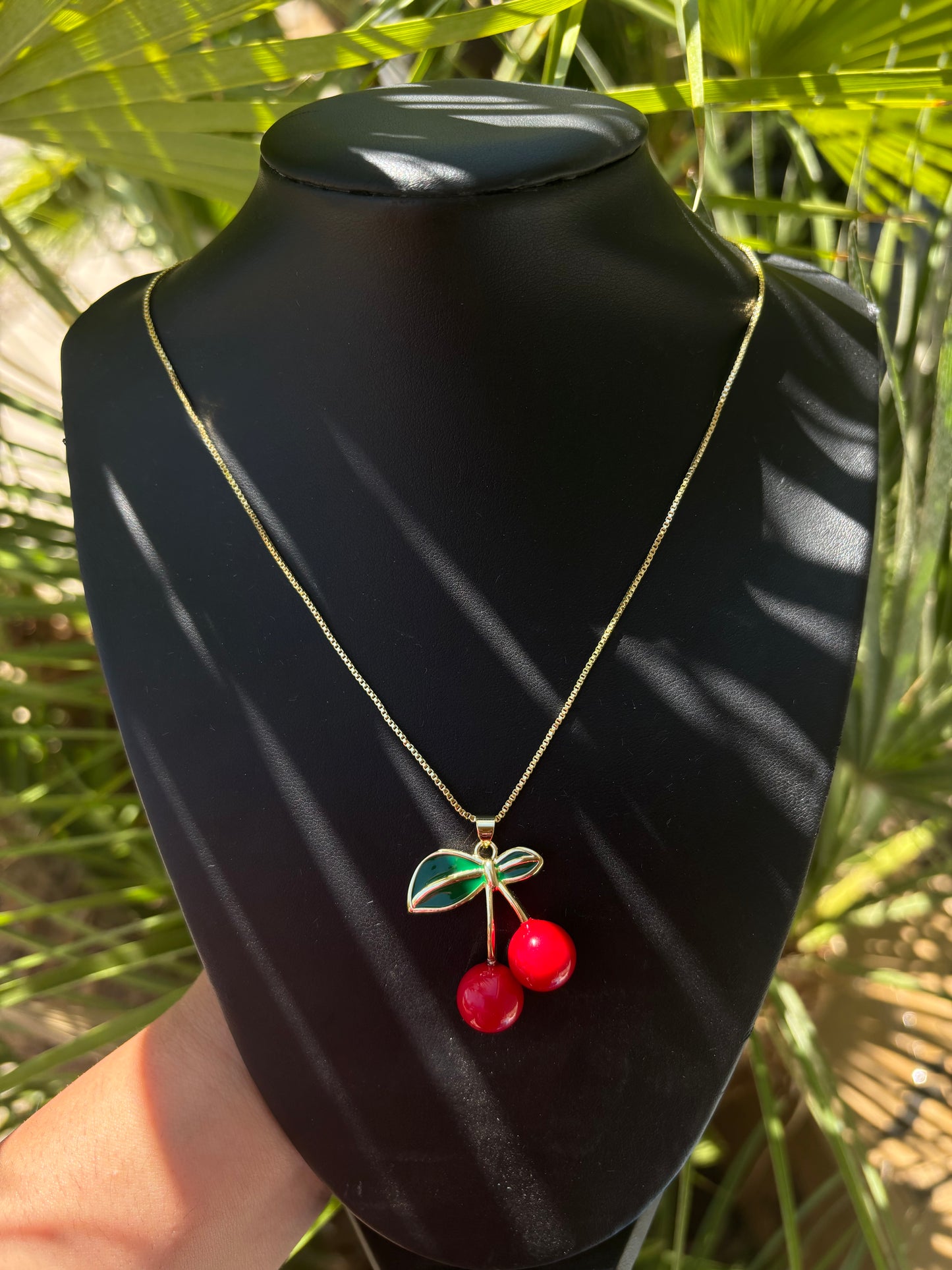 Cherry Pendant With Chain