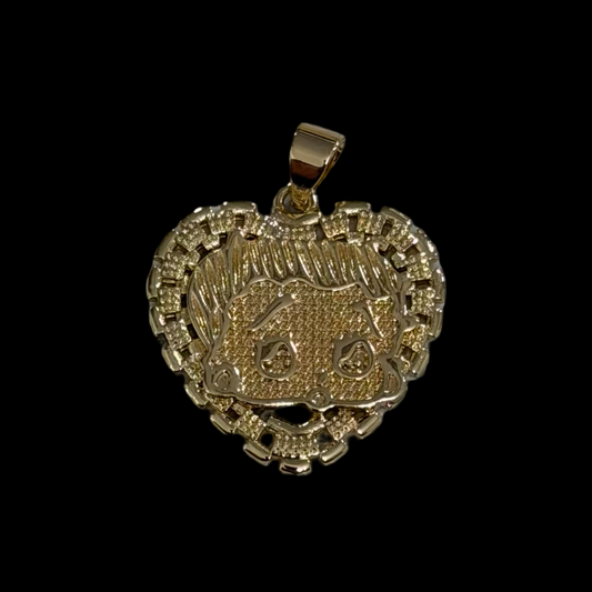 #666 Betty Heart Pendant