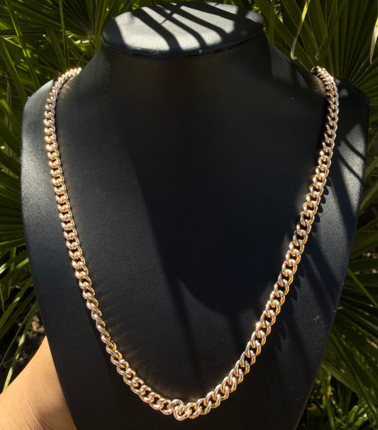 1pc XP Cuban Chain 18k 24inch