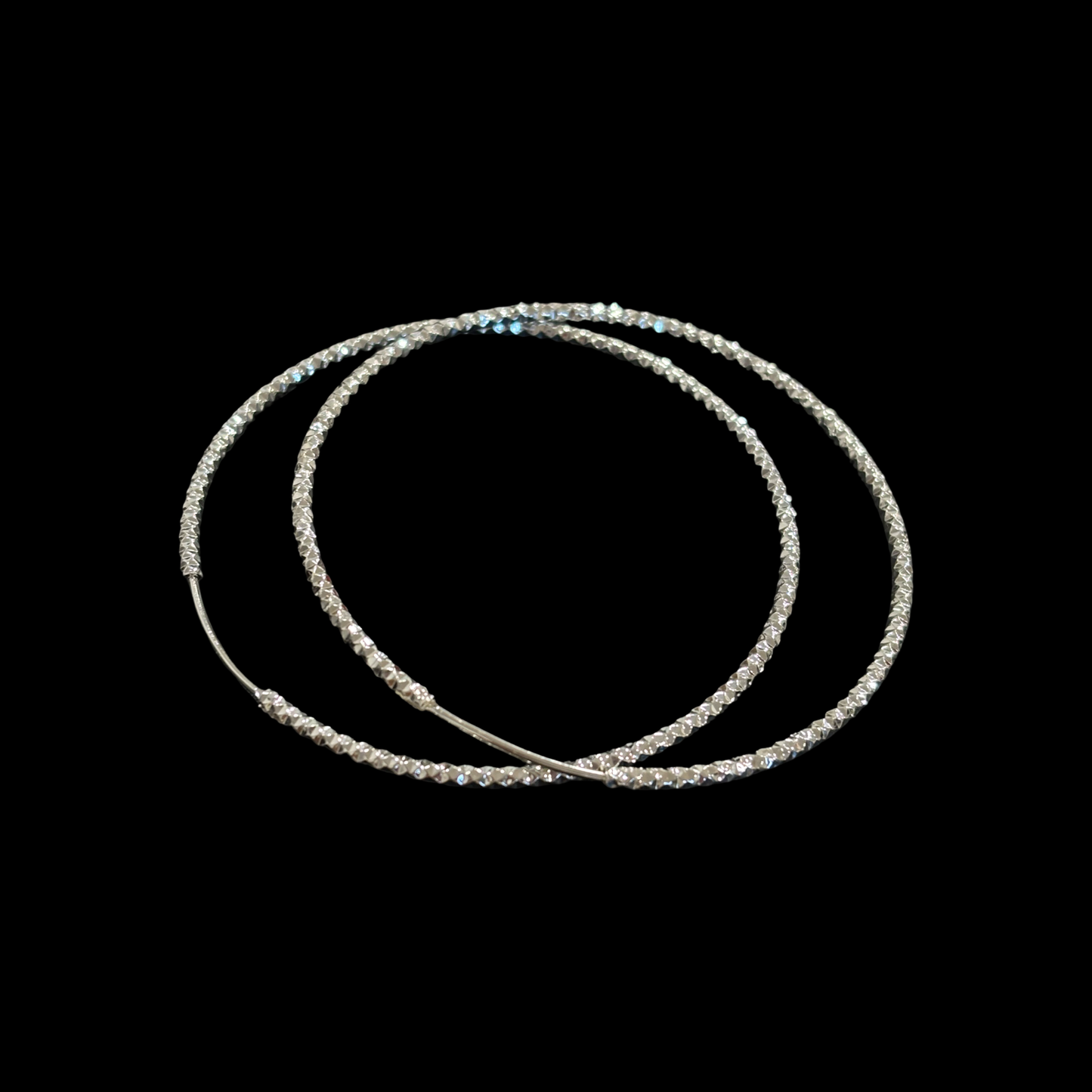 Earring silver M 22.22