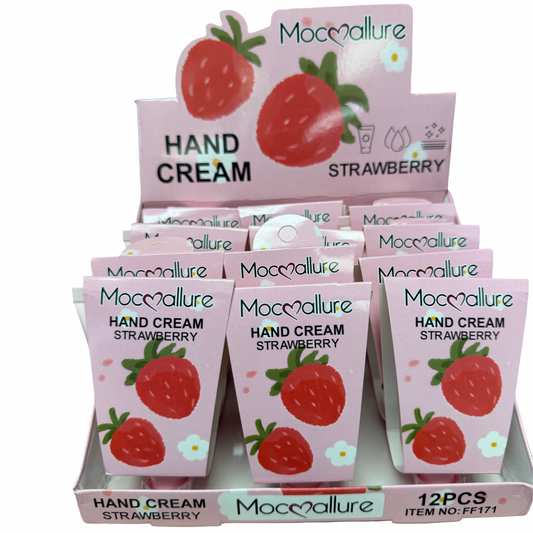 Hand crema strawberry 12pcs