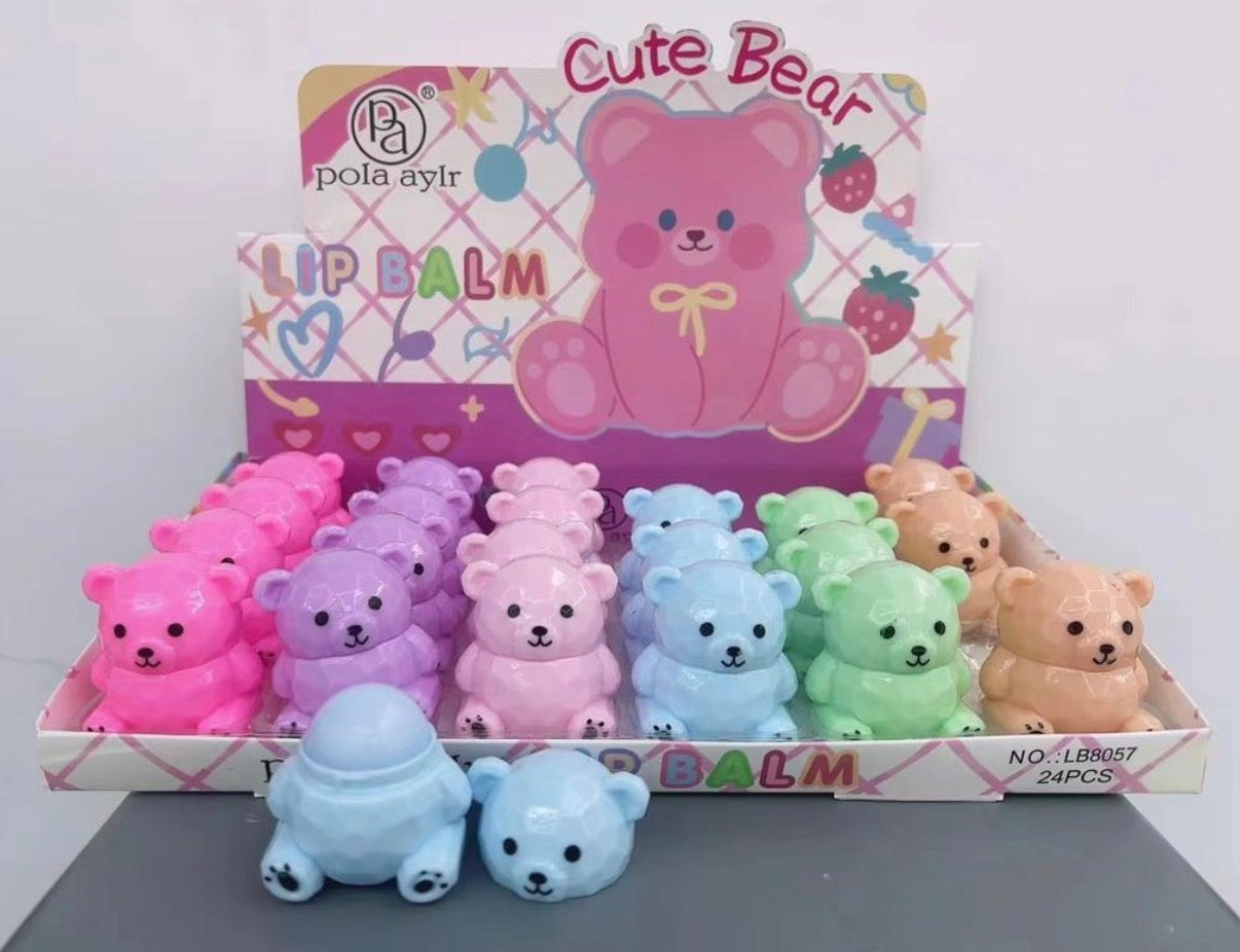 Bear Lip Balm 24pc #7-126