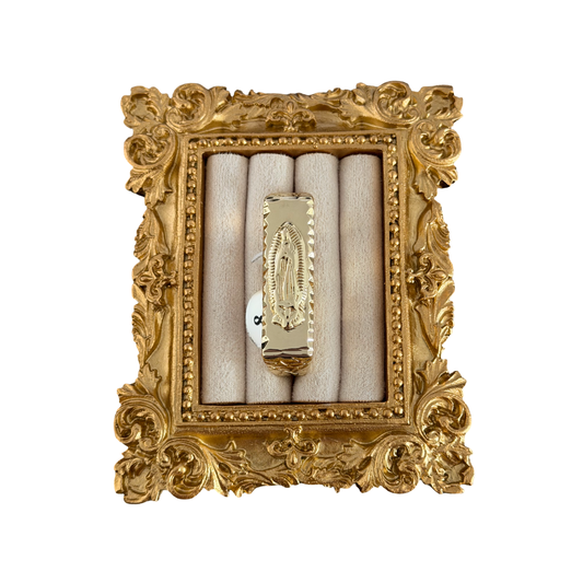 Solid Virgencita Double Ring