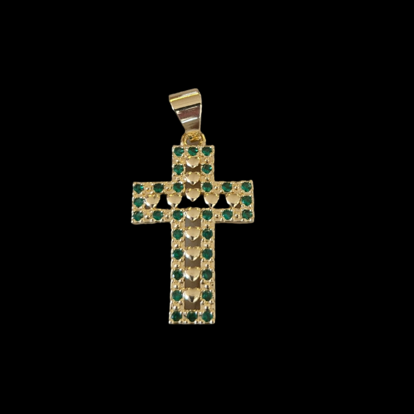 C-32 Green Cross Pendant