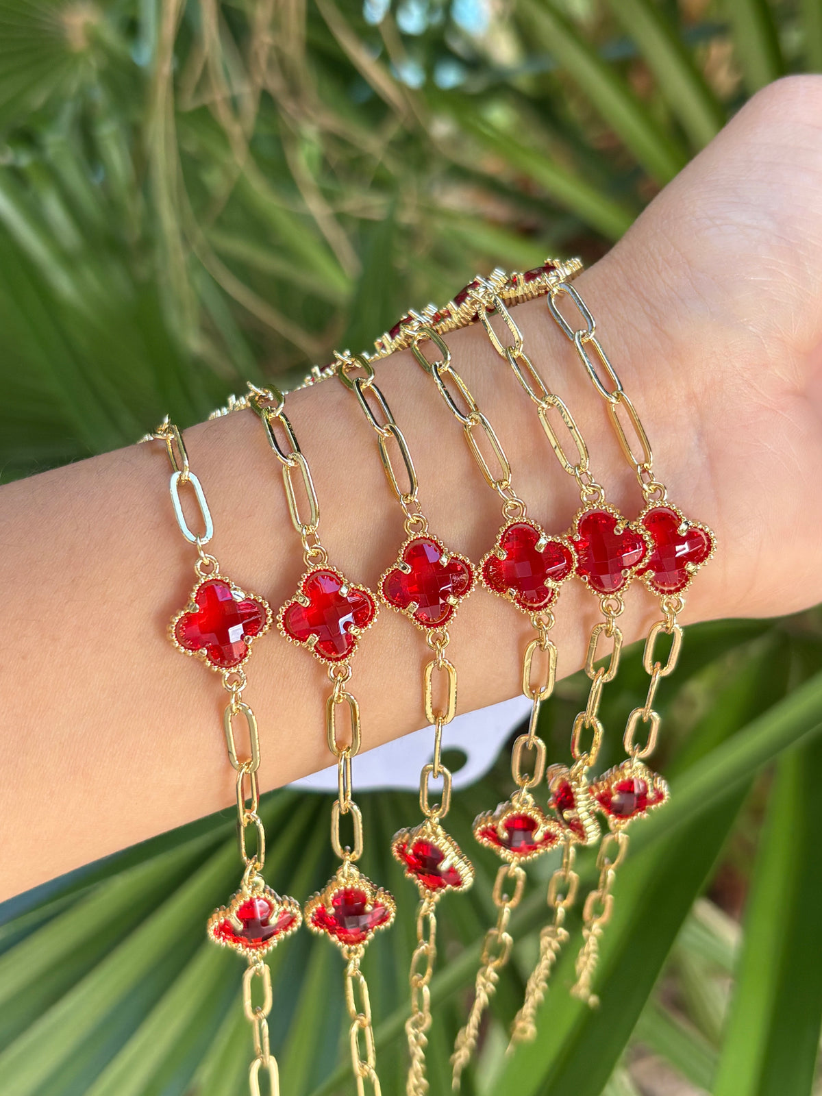 Clover peperclip bracket pack red
