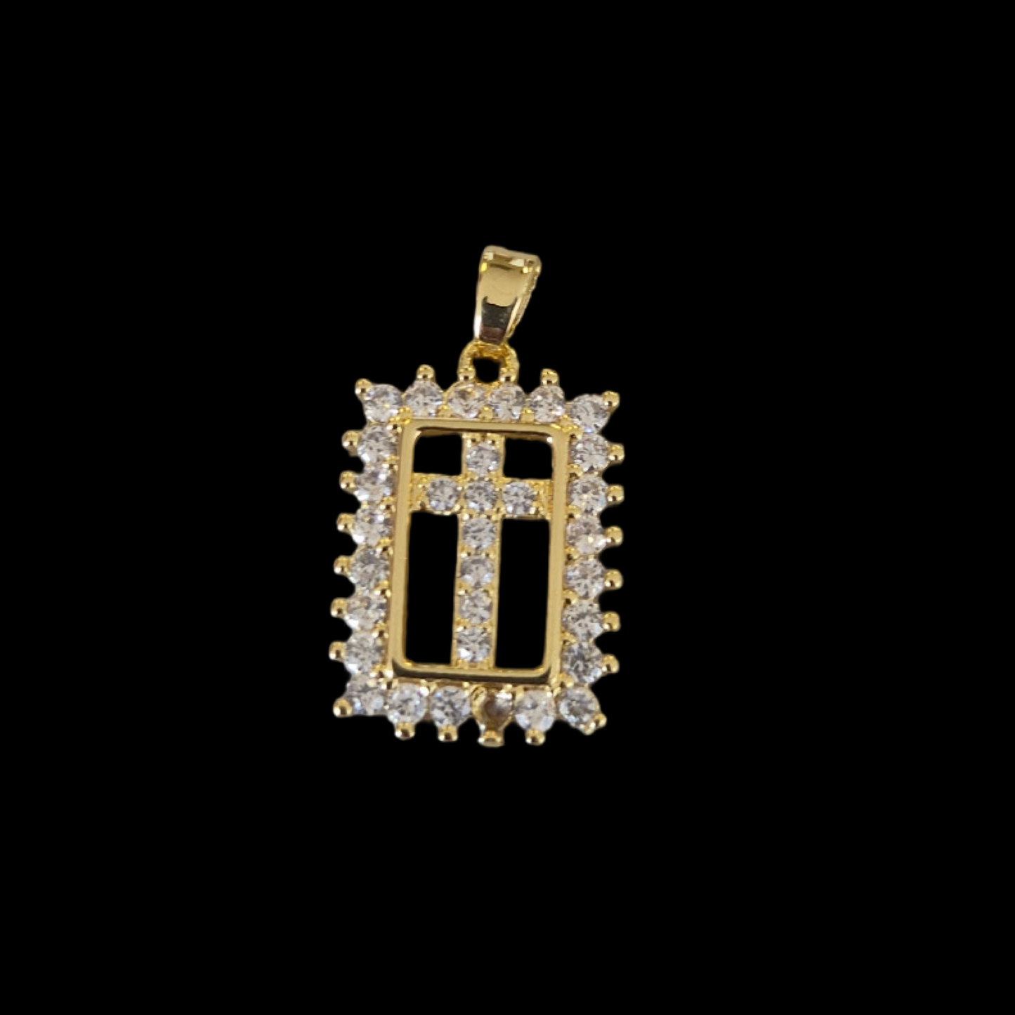C-34 Cross Square Pendant