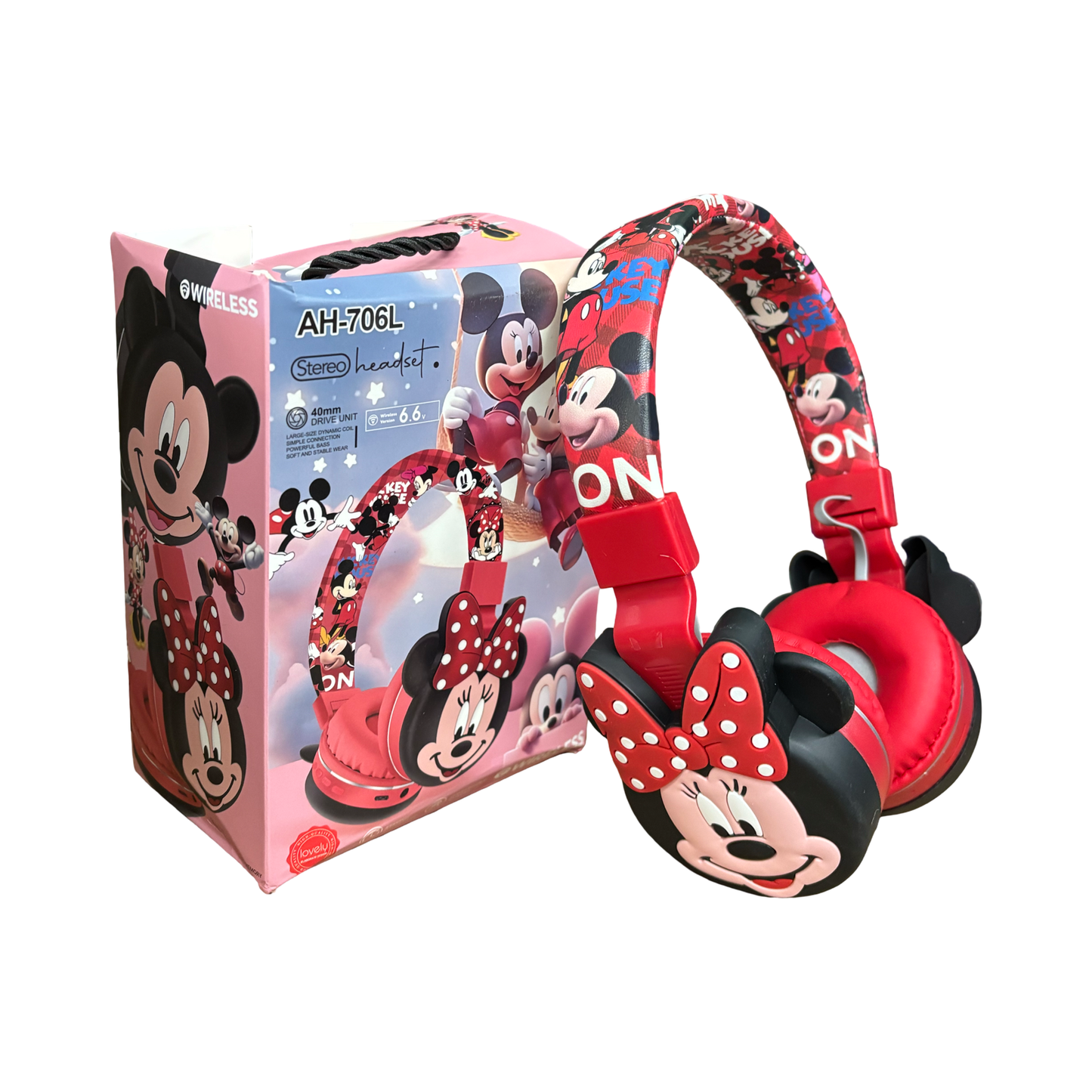 Headphone mouse girl