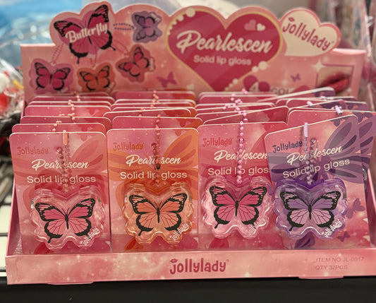 Butterfly Lip Gloss 24pc