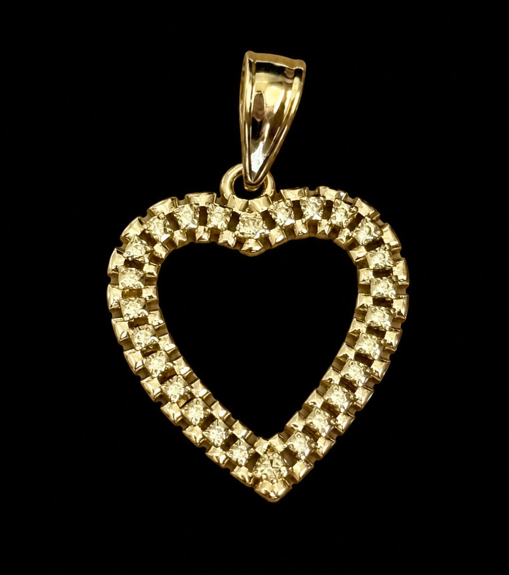 H-86 heart Rolex pendant